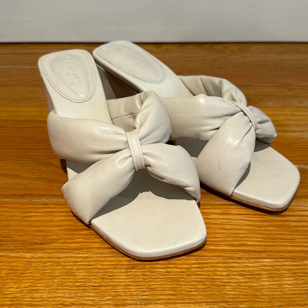 SCHUTZ Fairy Mid Nappa Leather Sandal